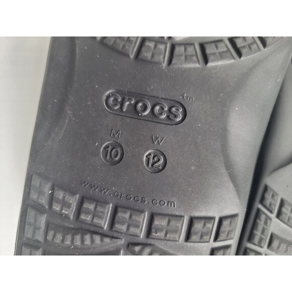 CROCS Unisex Classic Animal Remix Two-Strap Slide Sandals Mens-10 Womens-12 - Picture 5 of 7